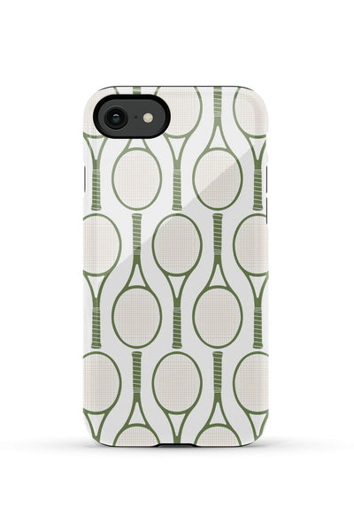 Tennis Time iPhone Case Phone Case Green / iPhone SE (2022) / Tough Katie Kime