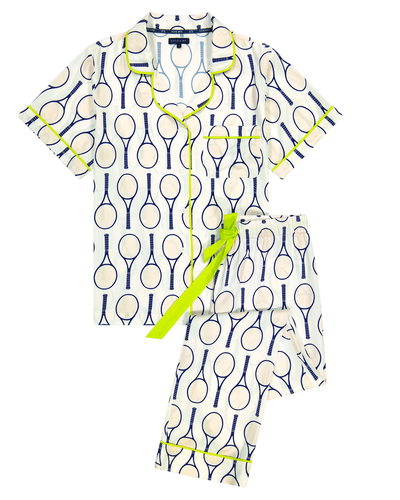 Tennis Time Pajama Set Pajama Set Katie Kime