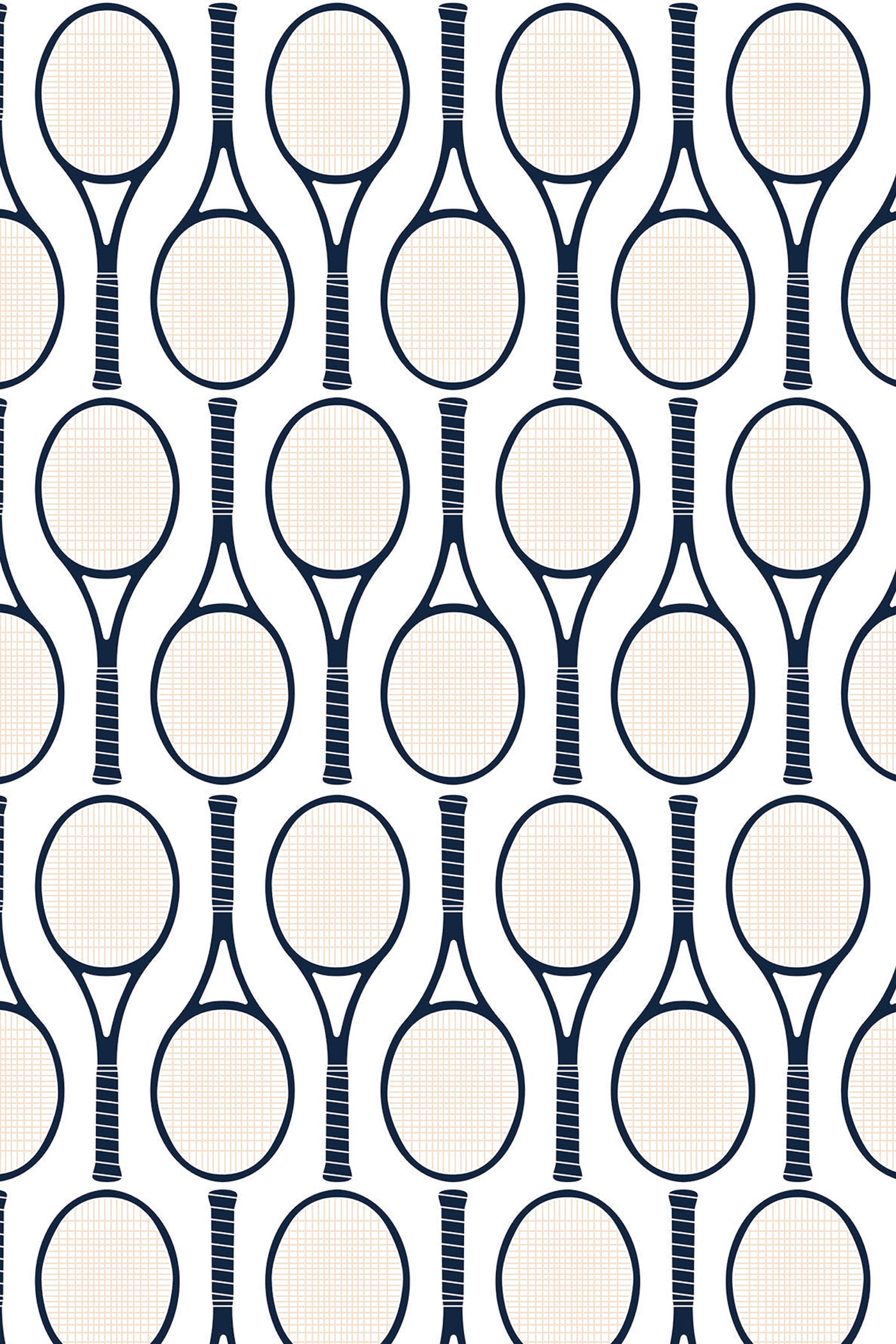 Tennis Time Peel & Stick Wallpaper Peel & Stick Wallpaper Katie Kime