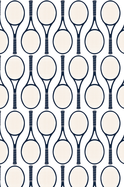 Tennis Time Peel & Stick Wallpaper Peel & Stick Wallpaper Katie Kime