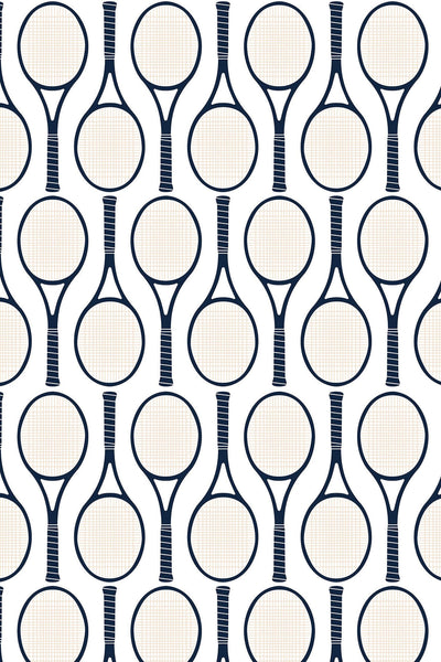 Tennis Time Peel & Stick Wallpaper Peel & Stick Wallpaper Katie Kime