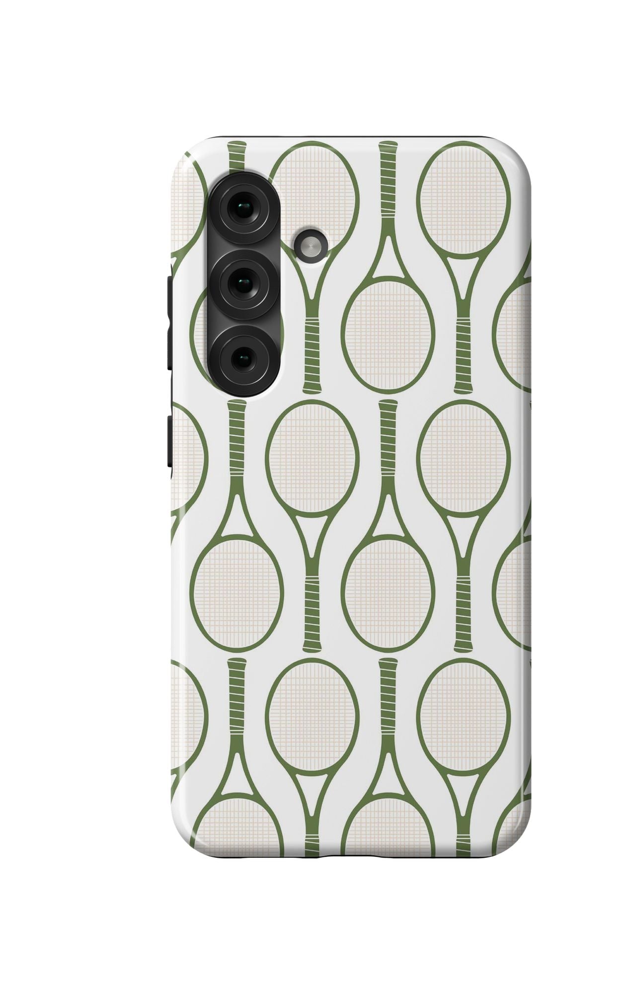 Tennis Time Samsung Phone Case Phone Case Green / Galaxy S25 / Tough Katie Kime