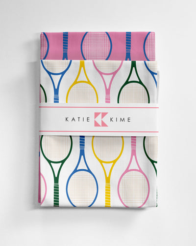 Tennis Time Tea Towel Set Tea Towel Multi Katie Kime