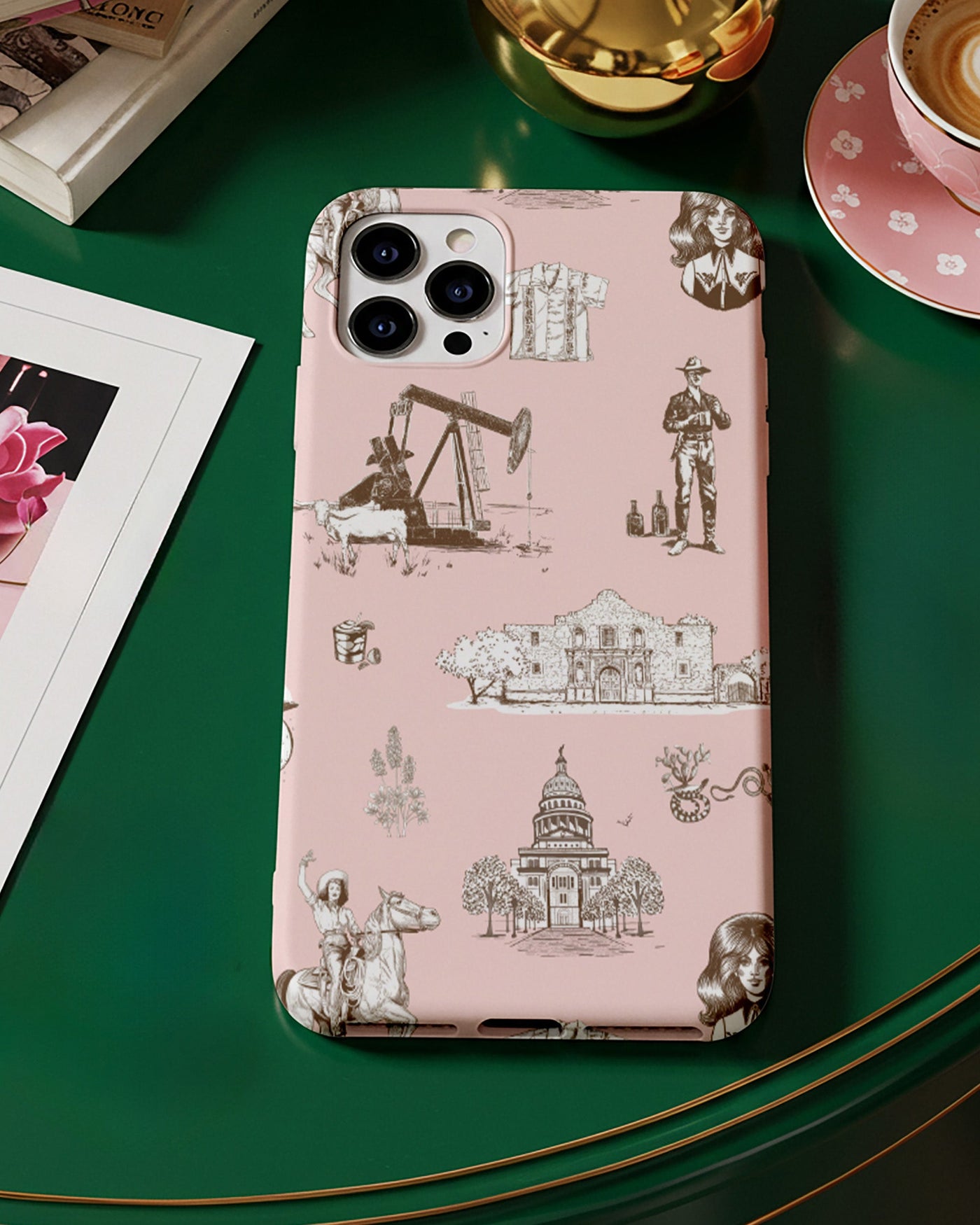 Texas Toile iPhone Case Phone Case Katie Kime
