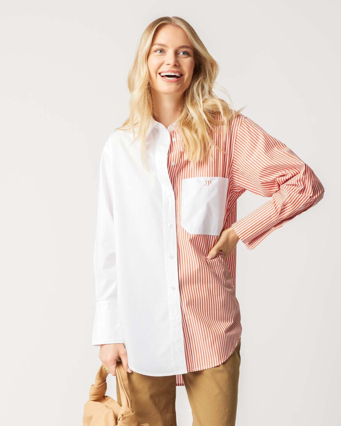 The Brooklyn Button Down Top Katie Kime