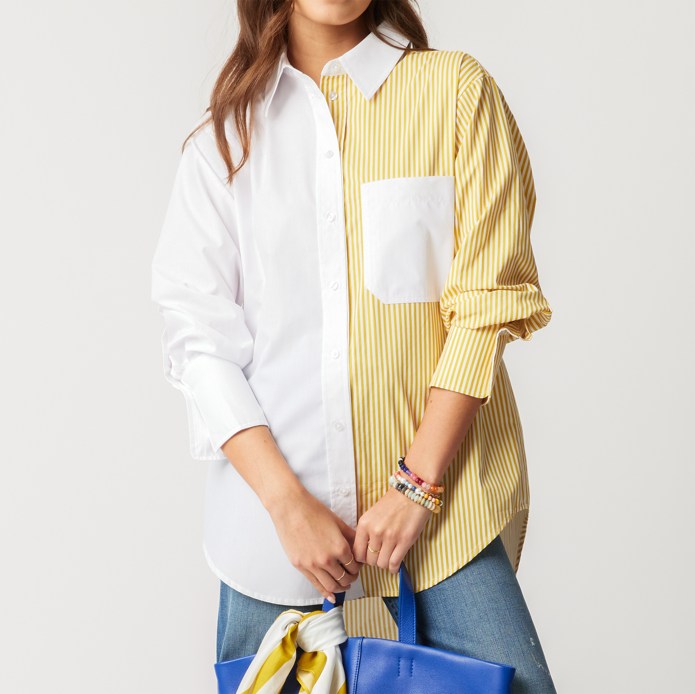 Top XS/S / Gold The Brooklyn Button Down Katie Kime