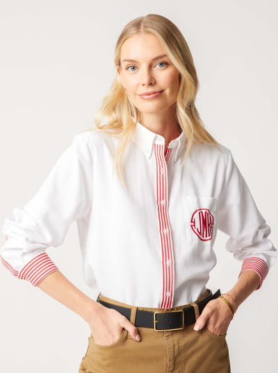 The Chelsea Button Down Top Katie Kime