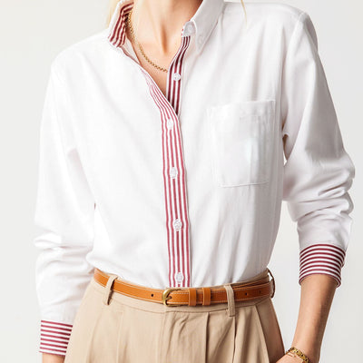 The Chelsea Button Down Top Katie Kime