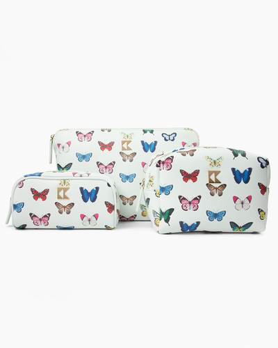 The Classic Accessory  Bag in Mariposa Toiletry Bags Multi / Medium Katie Kime