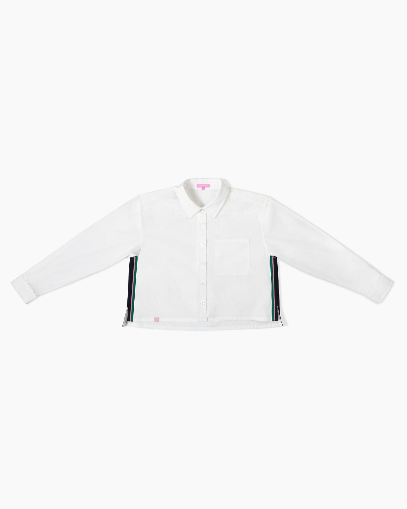 The Sydney Cropped Button Down Top Katie Kime