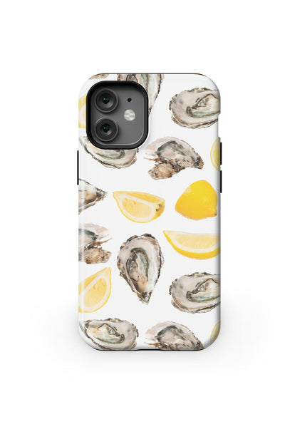 The World is Your Oyster iPhone Case Phone Case Yellow / iPhone 12 Mini / MagSafe Tough Katie Kime