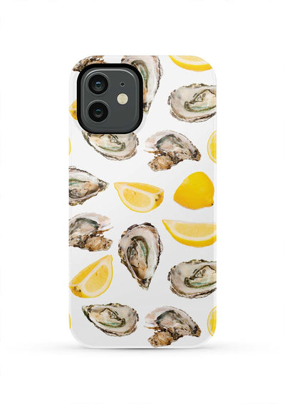 The World is Your Oyster iPhone Case Phone Case Yellow / iPhone 12 / Tough Katie Kime