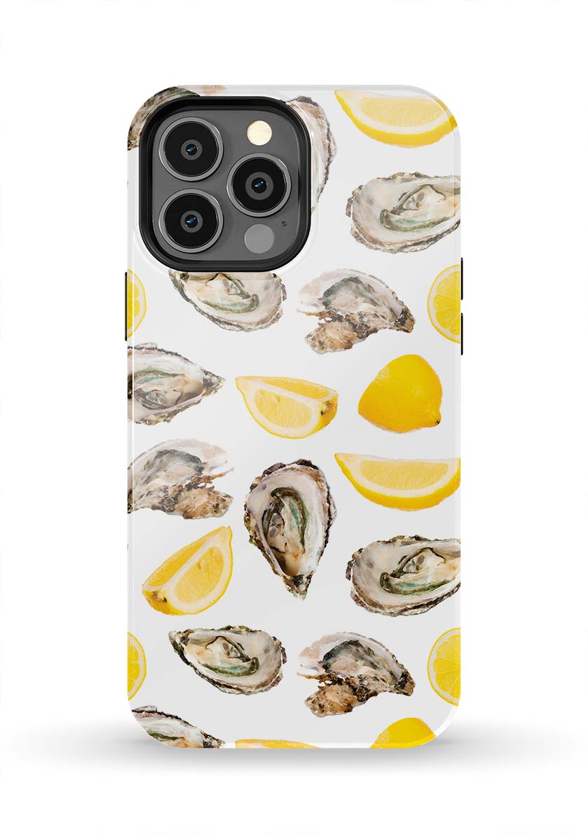 The World is Your Oyster iPhone Case Phone Case Yellow / iPhone 13 Pro Max / Tough Katie Kime