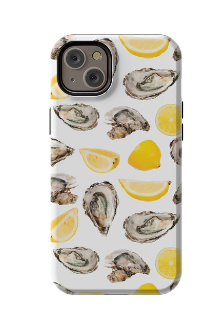 The World is Your Oyster iPhone Case Phone Case Yellow / iPhone 14 Plus / MagSafe Tough Katie Kime