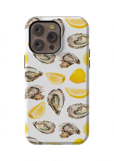 The World is Your Oyster iPhone Case Phone Case Yellow / iPhone 14 Pro Max / Tough Katie Kime