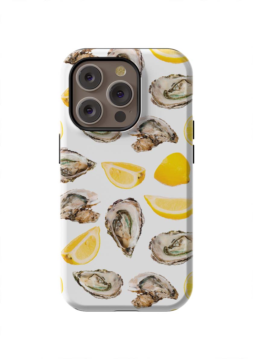 The World is Your Oyster iPhone Case Phone Case Yellow / iPhone 14 Pro / Tough Katie Kime