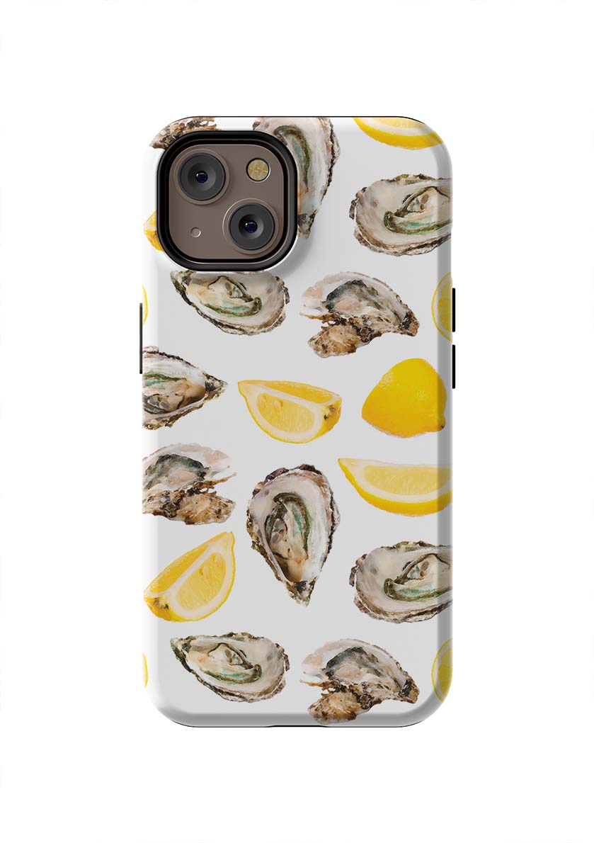 The World is Your Oyster iPhone Case Phone Case Yellow / iPhone 14 / Tough Katie Kime