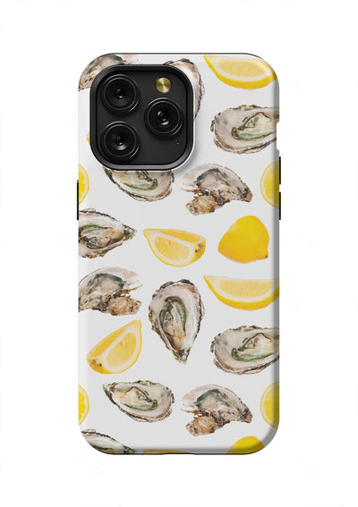 The World is Your Oyster iPhone Case Phone Case Yellow / iPhone 15 Pro Max / Tough Katie Kime