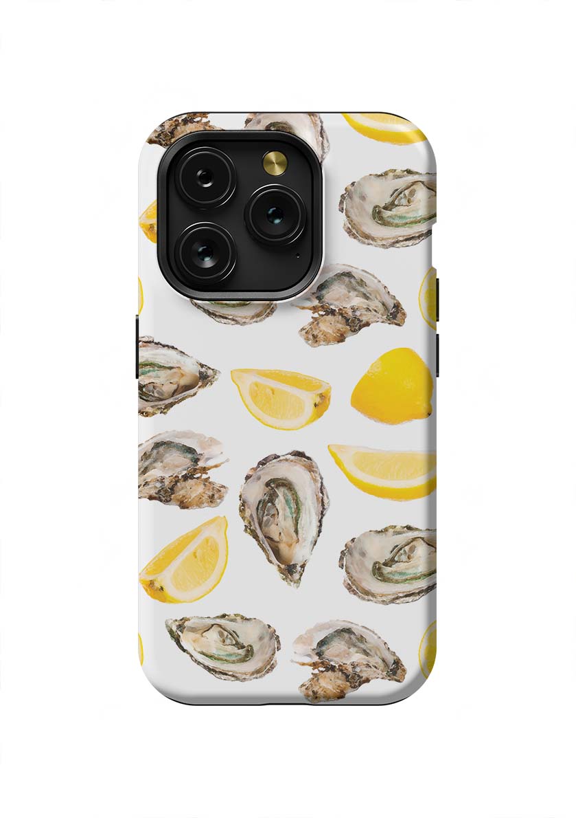 The World is Your Oyster iPhone Case Phone Case Yellow / iPhone 15 Pro / Tough Katie Kime