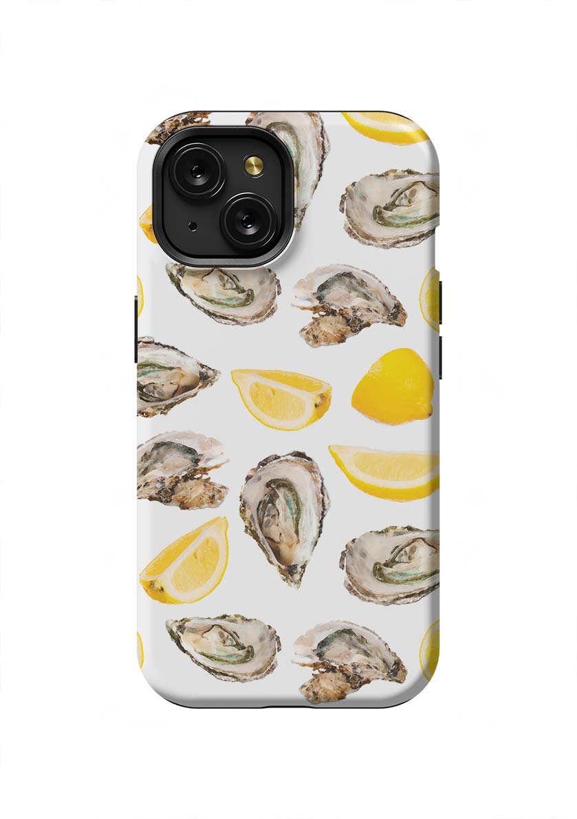 The World is Your Oyster iPhone Case Phone Case Yellow / iPhone 15 / Tough Katie Kime