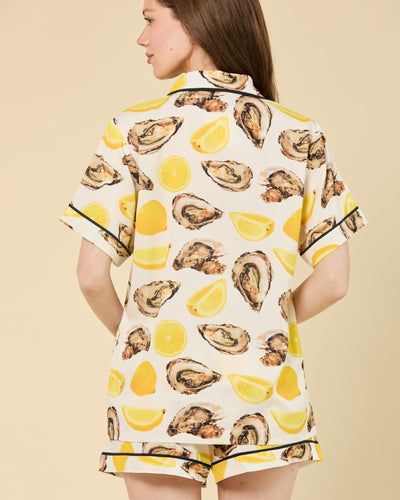 The World Is Your Oyster Pajama Shorts Set Pajama Set Katie Kime