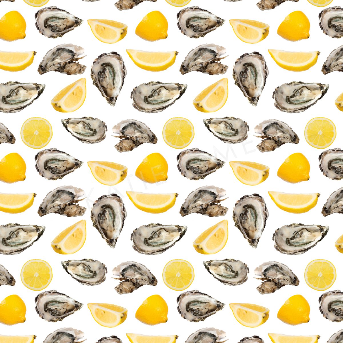 The World is Your Oyster Peel & Stick Wallpaper Peel & Stick Wallpaper Yellow / 24" x 144" Katie Kime