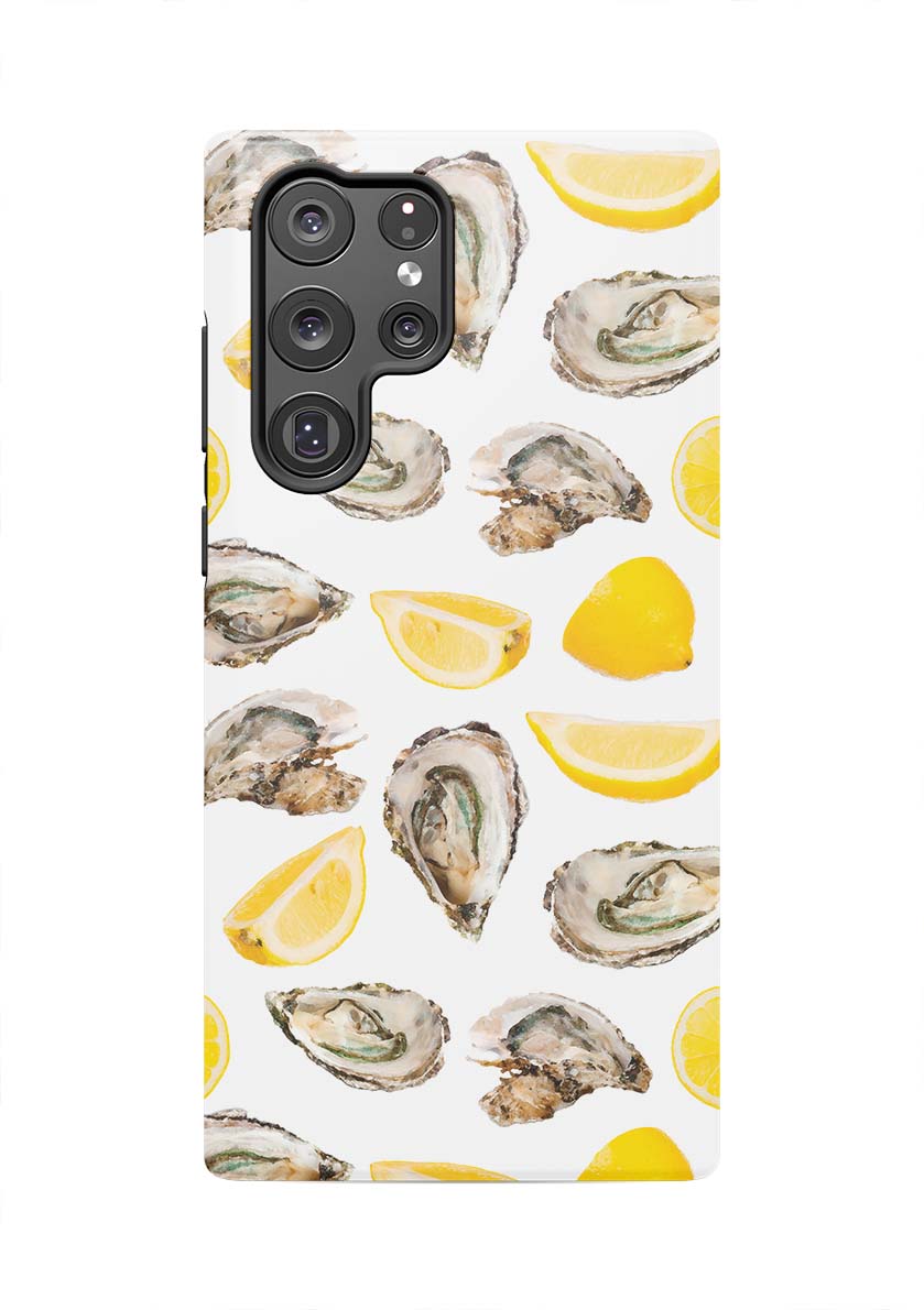 The World is Your Oyster Samsung Phone Case Phone Case Yellow / Galaxy S22 Ultra / Tough Katie Kime