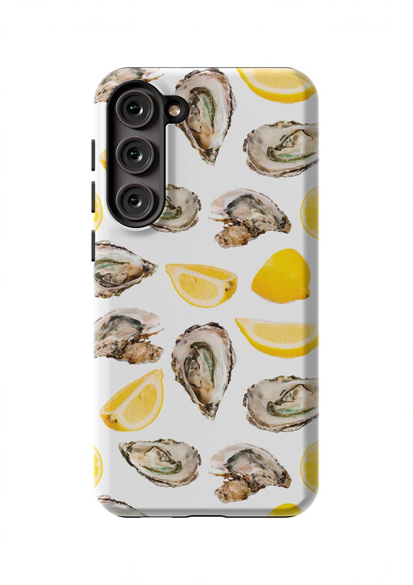 The World is Your Oyster Samsung Phone Case Phone Case Yellow / Galaxy S23 Plus / Tough Katie Kime
