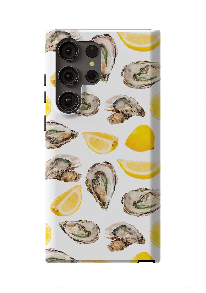 The World is Your Oyster Samsung Phone Case Phone Case Yellow / Galaxy S23 Ultra / Tough Katie Kime