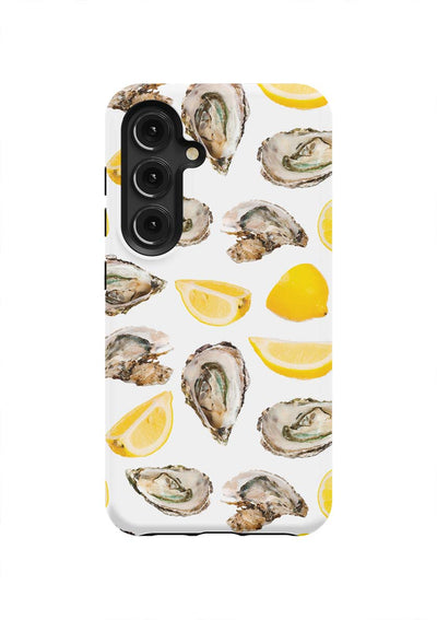 The World is Your Oyster Samsung Phone Case Phone Case Yellow / Galaxy S24 / Tough Katie Kime