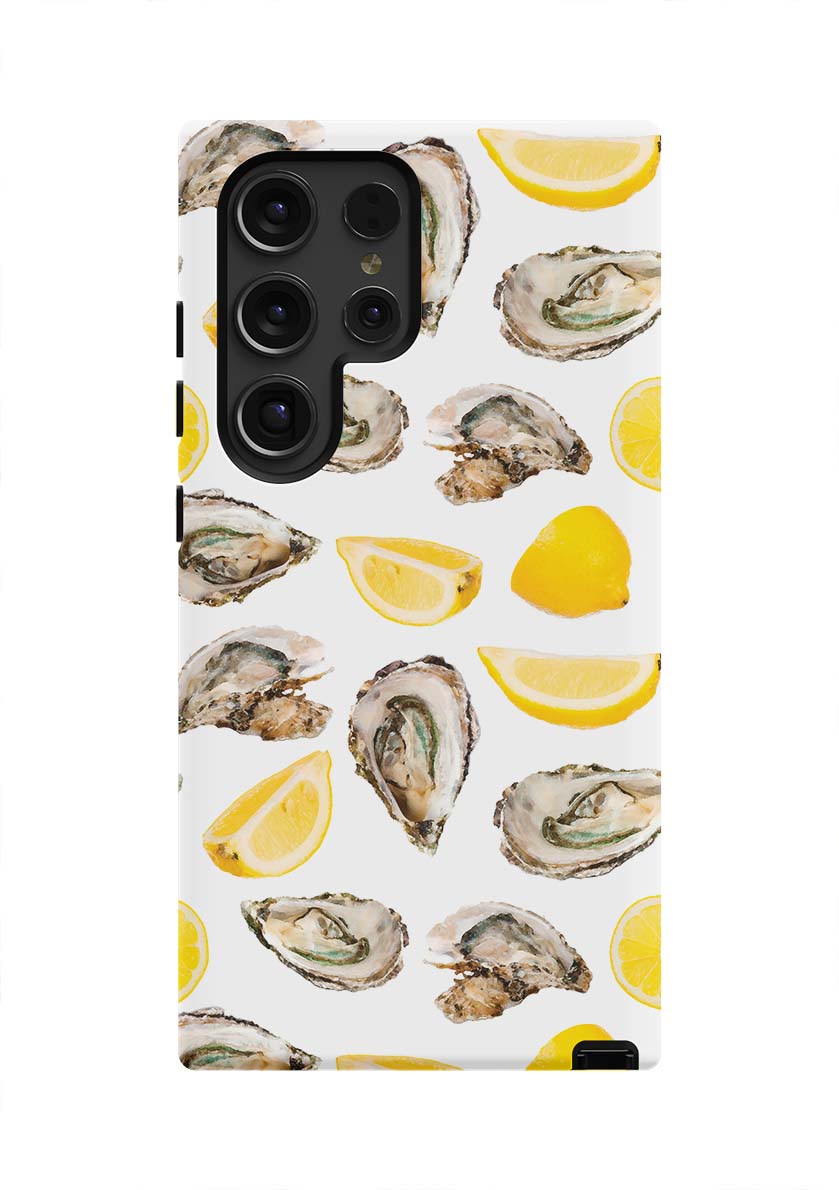 The World is Your Oyster Samsung Phone Case Phone Case Yellow / Galaxy S24 Ultra / Tough Katie Kime