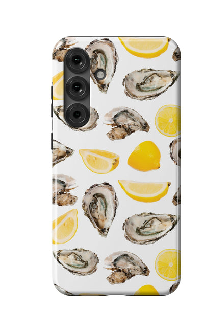 The World is Your Oyster Samsung Phone Case Phone Case Yellow / Galaxy S25 Plus / Tough Katie Kime