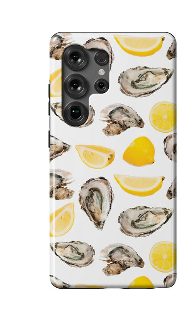 The World is Your Oyster Samsung Phone Case Phone Case Yellow / Galaxy S25 Ultra / Tough Katie Kime