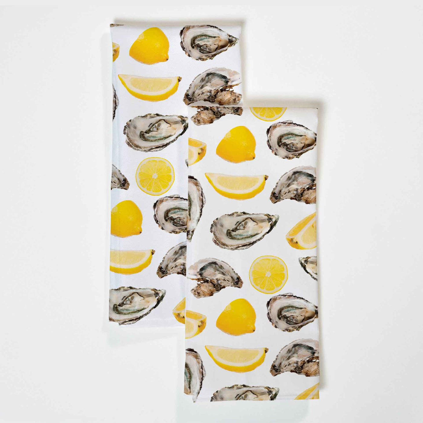 Tea Towel Yellow The World Is Your Oyster Tea Towel Set Katie Kime