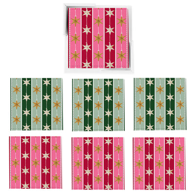 Tree Topper Coaster Set Coaster Set Multi Katie Kime