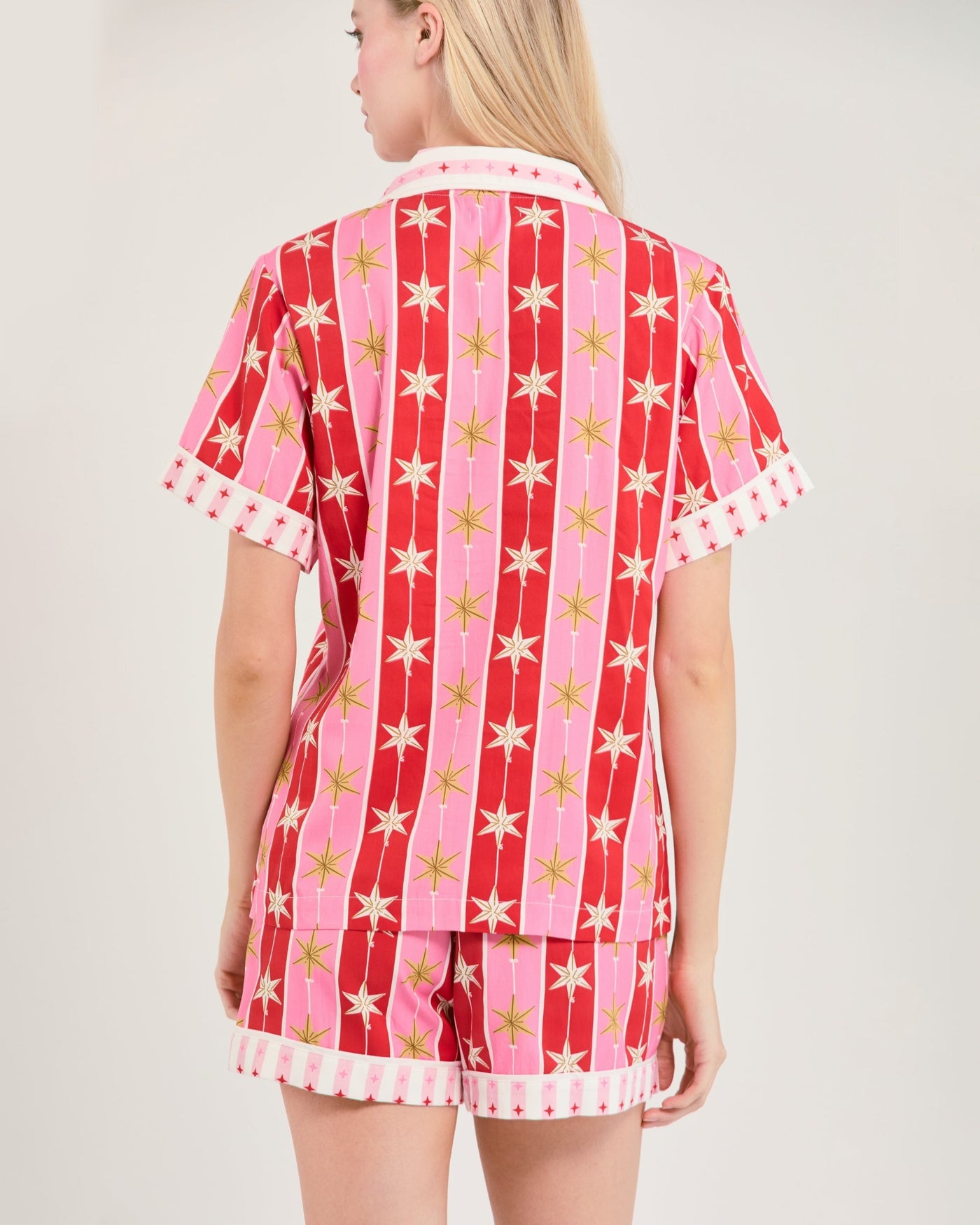 Tree Topper Pajama Shorts Set Pajama Set Katie Kime