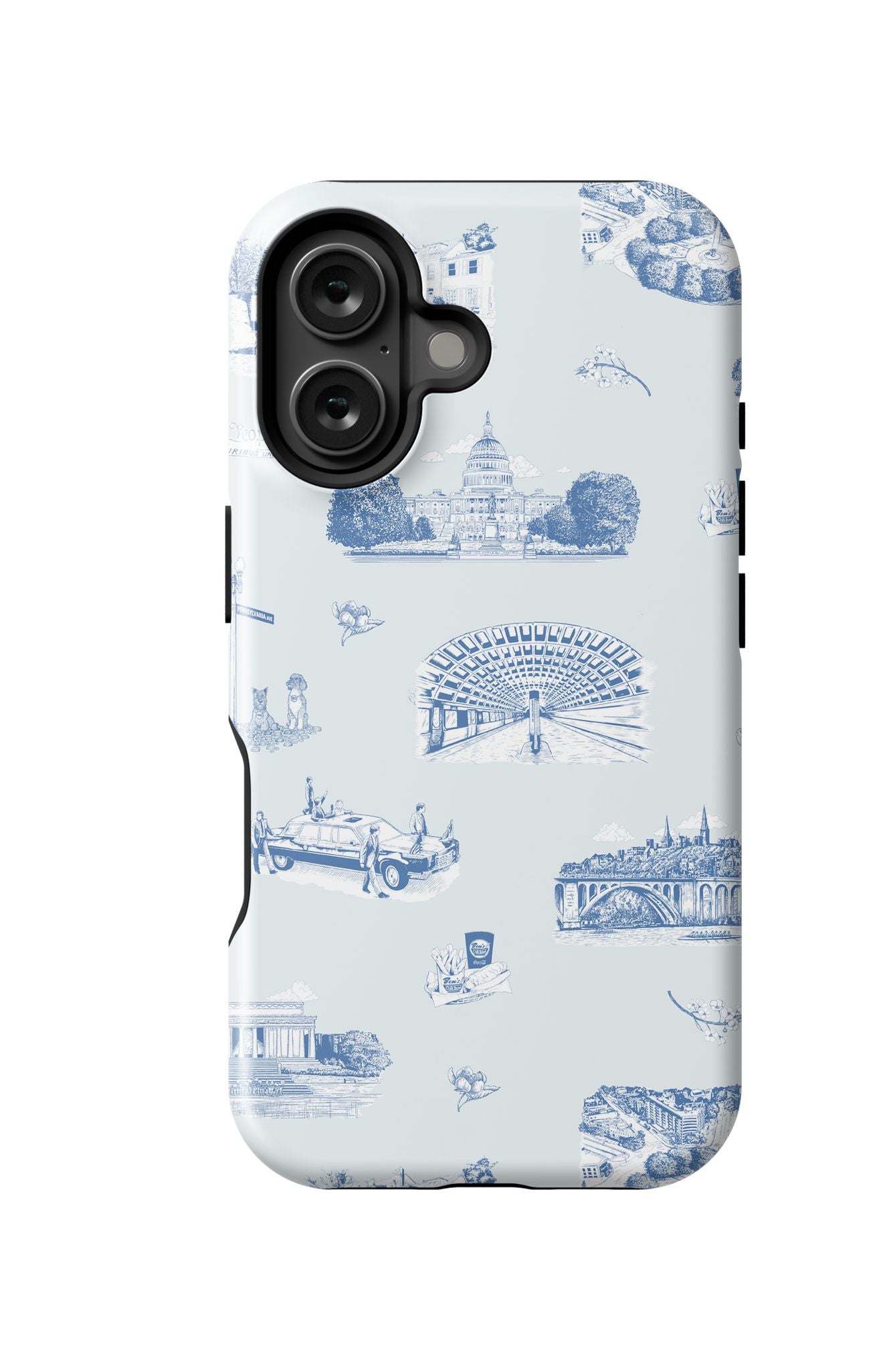 Washington DC Toile iPhone Case Phone Case Katie Kime