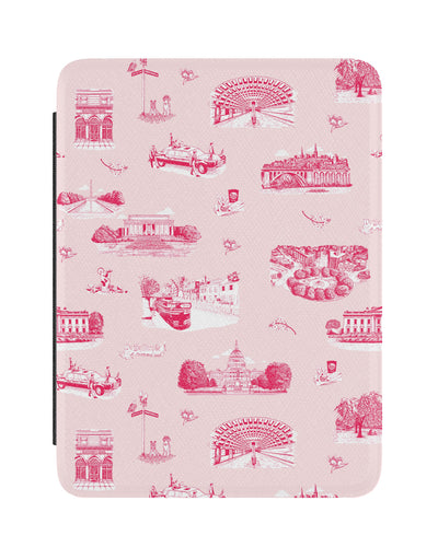 Washington DC Toile Kindle Paperwhite Case E-Book Reader Cases Pink Cranberry / 7 Katie Kime