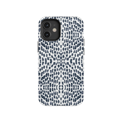 Watermarks iPhone Case Phone Case Navy / iPhone 12 Mini / MagSafe Tough Katie Kime