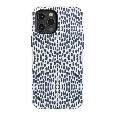 Watermarks iPhone Case Phone Case Navy / iPhone 12 Pro Max / MagSafe Tough Katie Kime