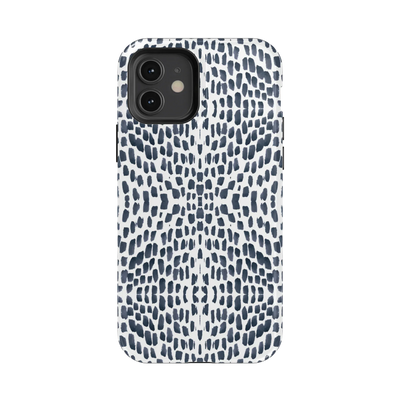Watermarks iPhone Case Phone Case Navy / iPhone 12 / Tough Katie Kime