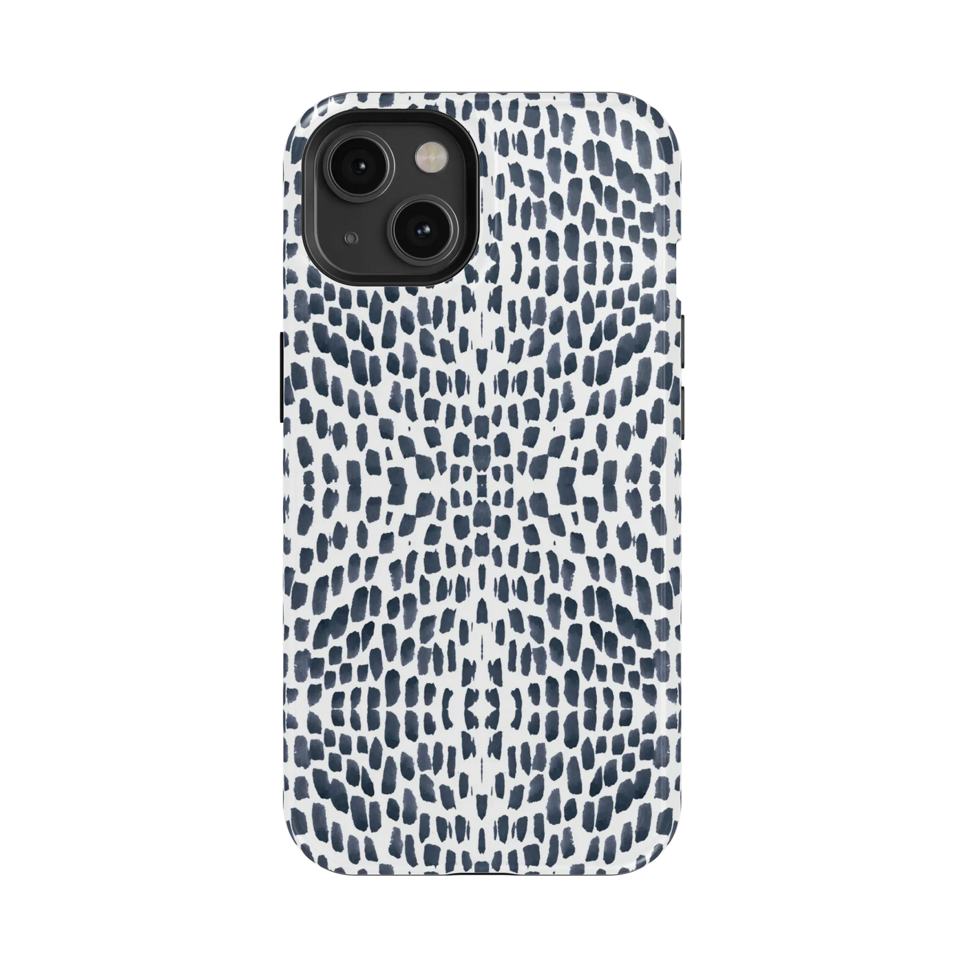 Watermarks iPhone Case Phone Case Navy / iPhone 13 / MagSafe Tough Katie Kime