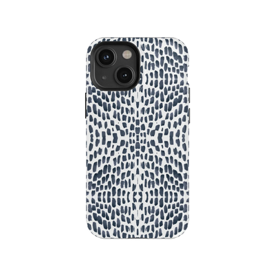 Watermarks iPhone Case Phone Case Navy / iPhone 13 Mini / MagSafe Tough Katie Kime