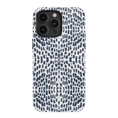 Watermarks iPhone Case Phone Case Navy / iPhone 14 Pro Max / MagSafe Tough Katie Kime