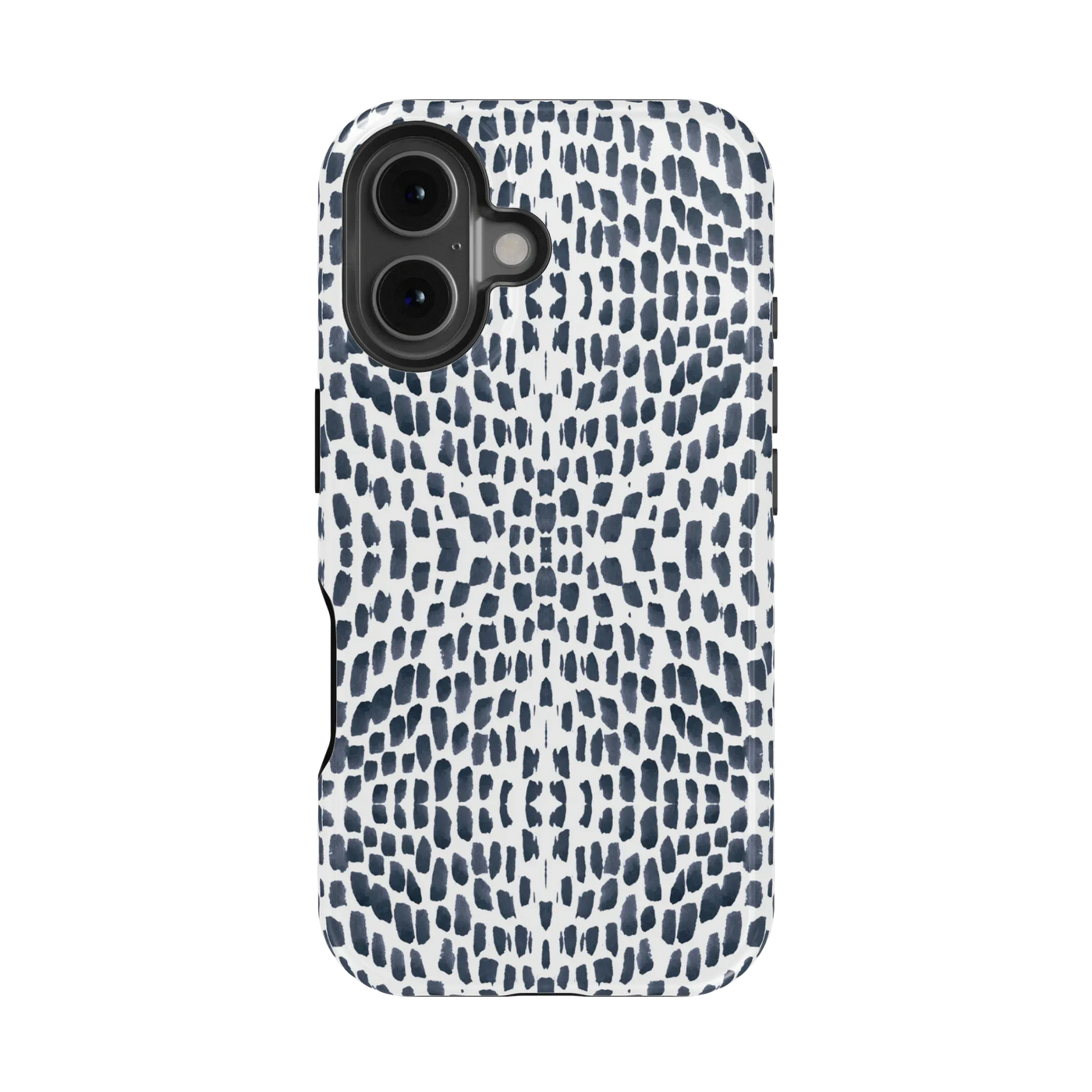 Watermarks iPhone Case Phone Case Navy / iPhone 16 / MagSafe Tough Katie Kime