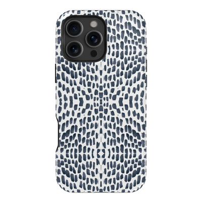 Watermarks iPhone Case Phone Case Navy / iPhone 16 Pro Max / MagSafe Tough Katie Kime