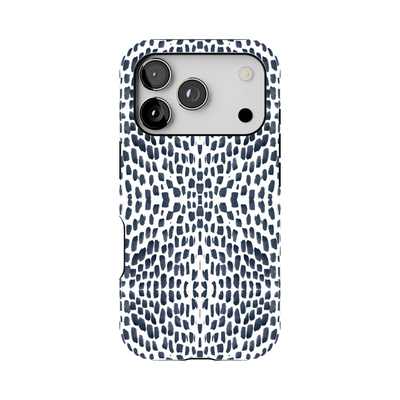 Watermarks iPhone Case Phone Case Navy / iPhone 17 Pro / MagSafe Tough Katie Kime