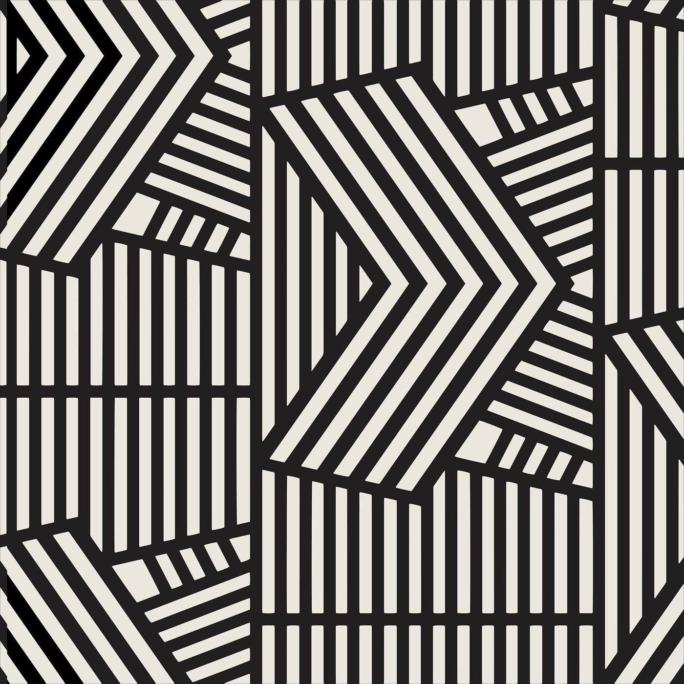 Wayfinder Traditional Wallpaper Wallpaper Black / Single Roll Katie Kime