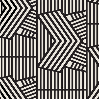 Wayfinder Traditional Wallpaper Wallpaper Black / Single Roll Katie Kime