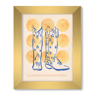Western Stardust Gallery Print Gallery Print Mutli / 8x10 / Gold Frame Katie Kime